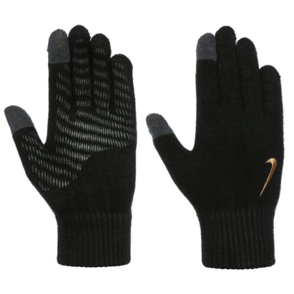 Nike women's Black & Gray Knitted Tech and Grip Training Gloves